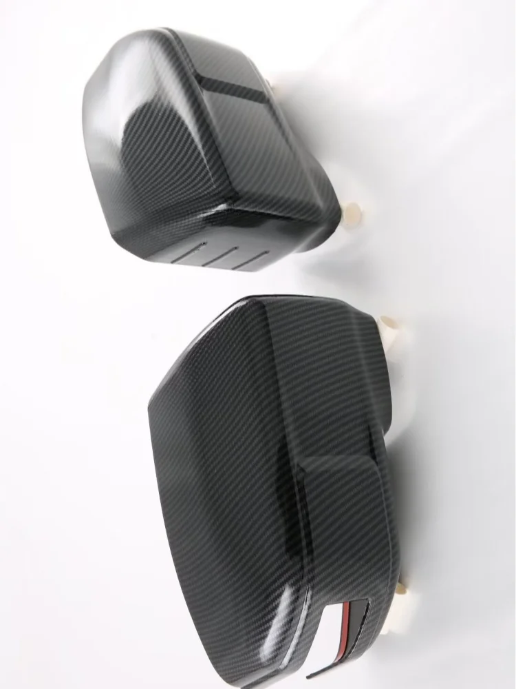 For Ssangyong Torres 2022 2023 ABS Carbon Fiber Styling Door Mirror Overlay Styling Rearview Mirror Cover Trim Car Accessories
