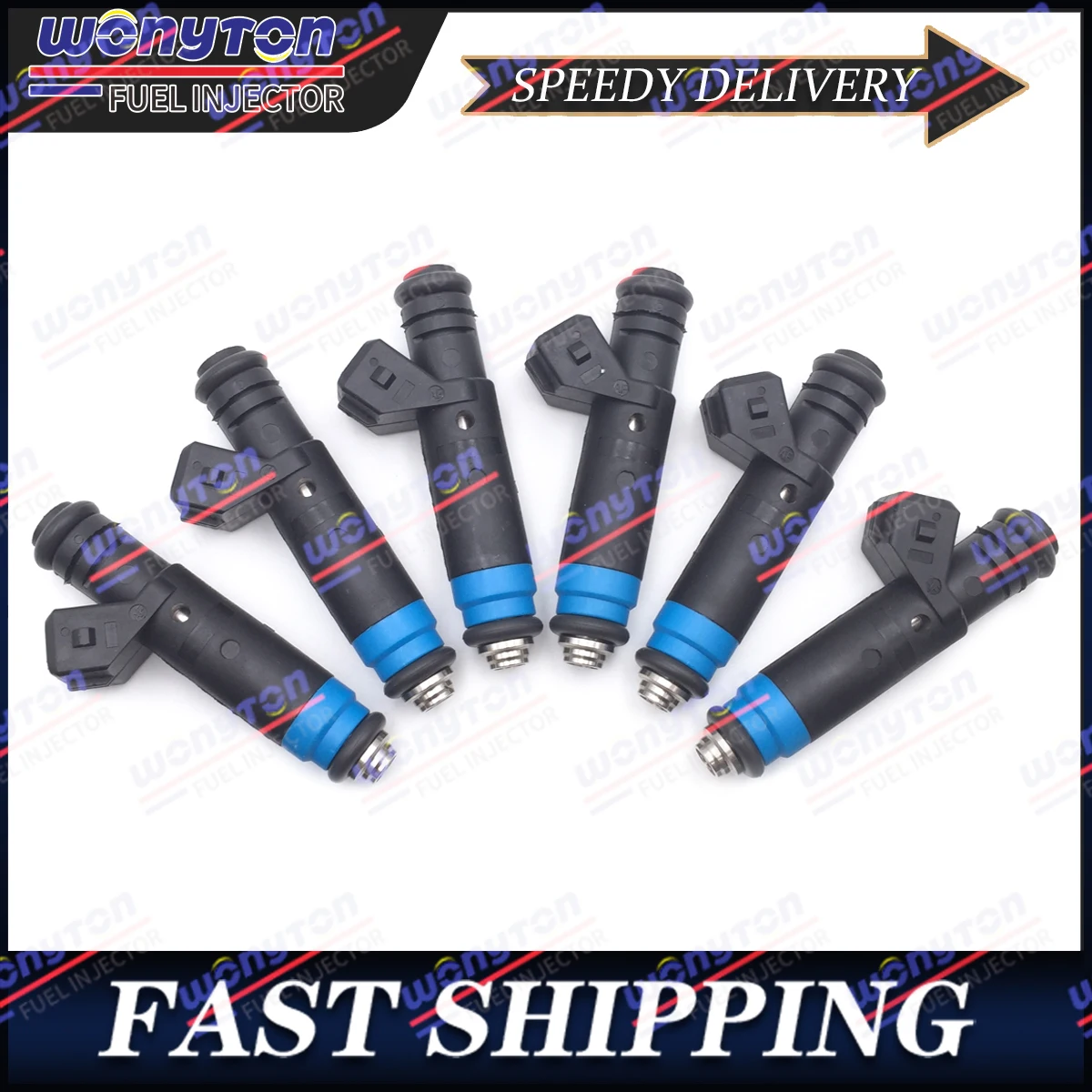 6x Fuel Injectors For Siemens Deka 1000cc High Impedance FI114992 F127B00418 EV1