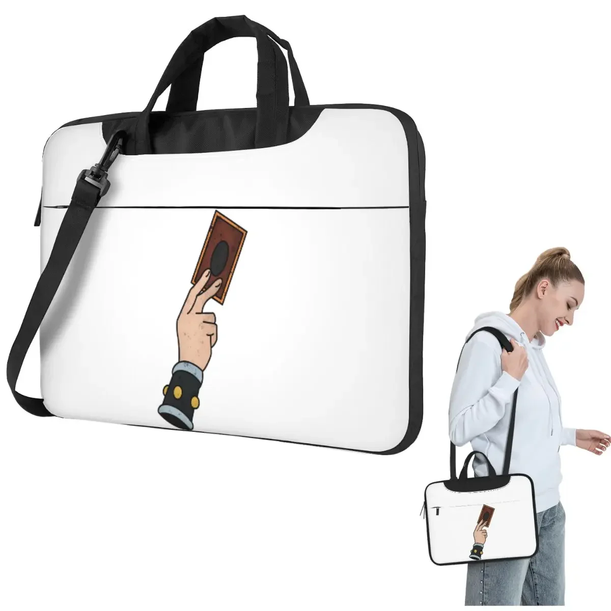 Heart Of The Cards Crossbody Laptop Bag Case Computer Bag Resistant Protective Notebook Pouch for Macbook Pro