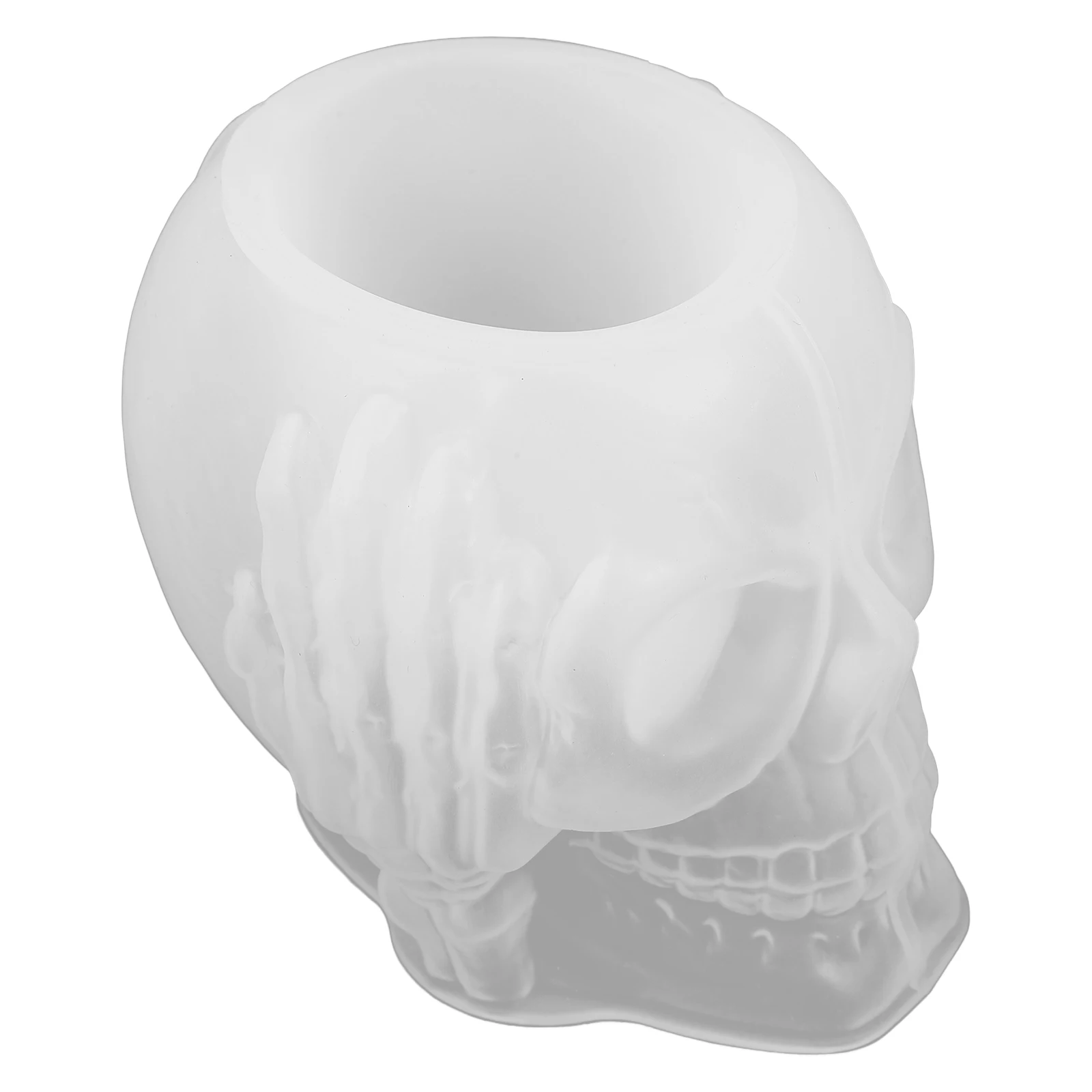 

Skull Aromatherapy Candlestick Diy Casting Molds for Flower Pot Silicone Holiday Halloween Mini