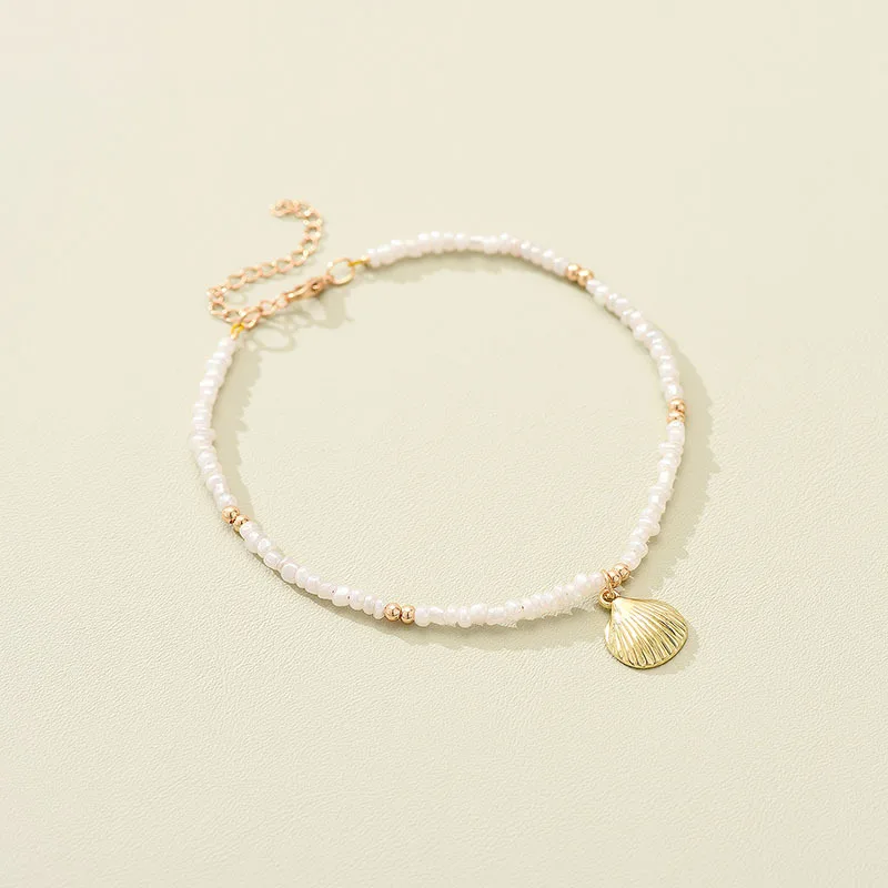 

Beach Vacation Shell Anklet Bohemian Conch Shell Bead Ladies Classic Hot Sale Jewelry Accessories Foot Chain