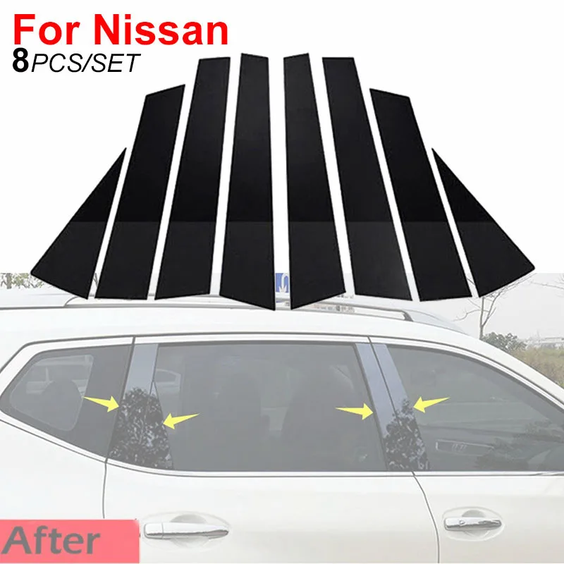 

NEW Car Window Pillar Cover For Nissan Car Door Trim Auto Door Protection Edge Guard Trim Styling Strip Anti-Scratch