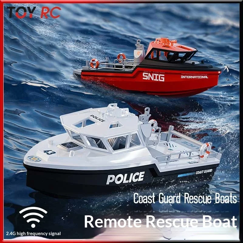 

Tx694 High-Speed Remote-Controlled Rescue Boat Vortex Jet Brushless Underwater Electric Tugboat Go Kart Model Toy