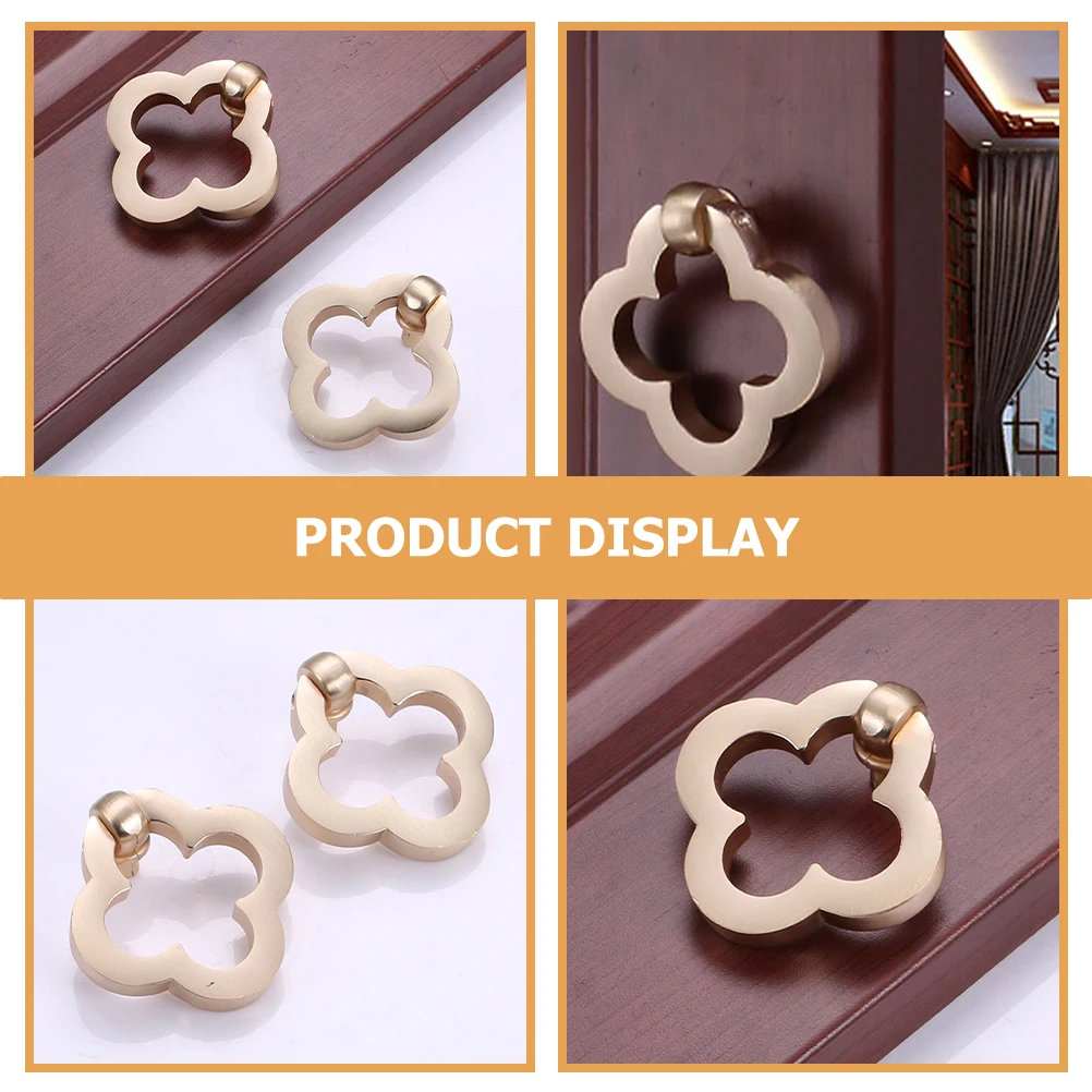 

4pcs Gold Drawer les Metal Drawer Pulls Zinc Alloy Furniture Knobs Metal Cabinet Pulls Wardrobe Door H Replacement