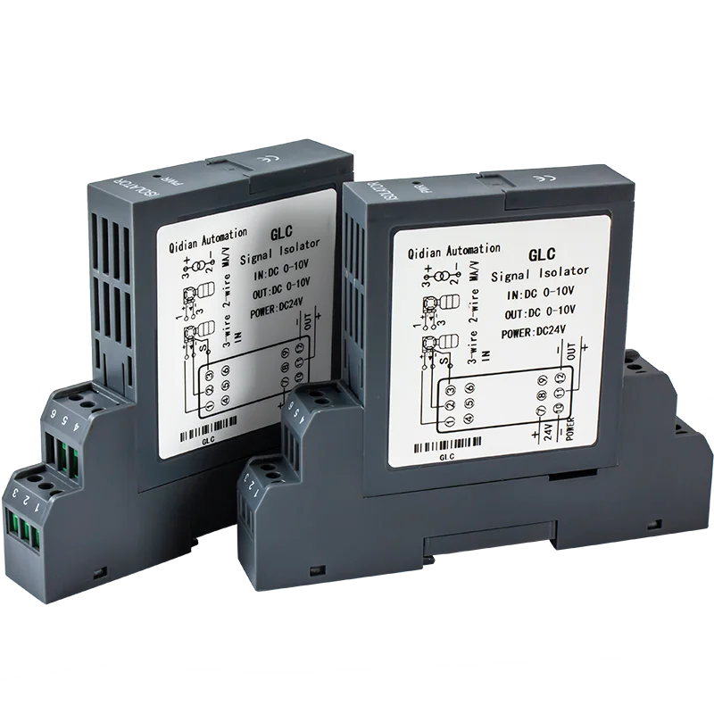 Passive DC Signal Isolator Transmitter With 4-20mA Analog Signal Pluggable 4-20mA 0-10V Signal Isolator Converter