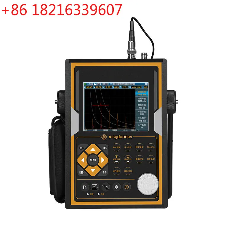 YAO High Quality Ultrasonic Flaw Detector NDT with Extra Probes and Cables Digital
