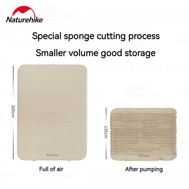 

Naturehike самонадувающиеся коврики, автоматическая надувная кровать, матрас для сна для кемпинга, туризма, портативный складной матрас с воздушным насосом