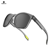 Suukaa Glasses Fishing Cycling Polarized Outdoor Sunglasses Sports Eyewear UV400 For Men