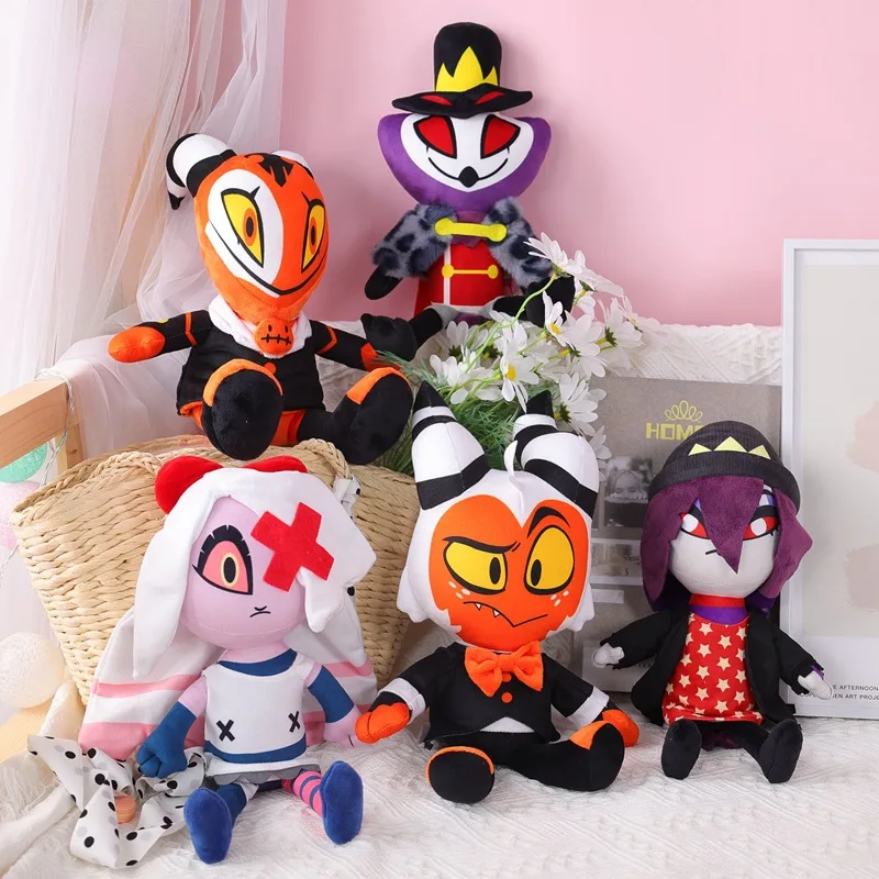 

Helluva EXES AND OOHS Plush Toys Asmodeus Loona Stolas Loo Land Plushies Doll Blitzo's Stuffed Peluche Kids Christmas Gifts