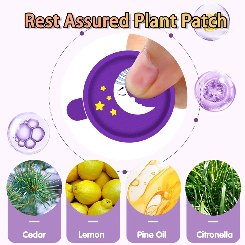 

5/10/20Pcs Anti Snoring Plant Essential Oil Sleep Patch Travel Relieve Insomnia Stickers Improve Sleeping Anti-Snoring Device