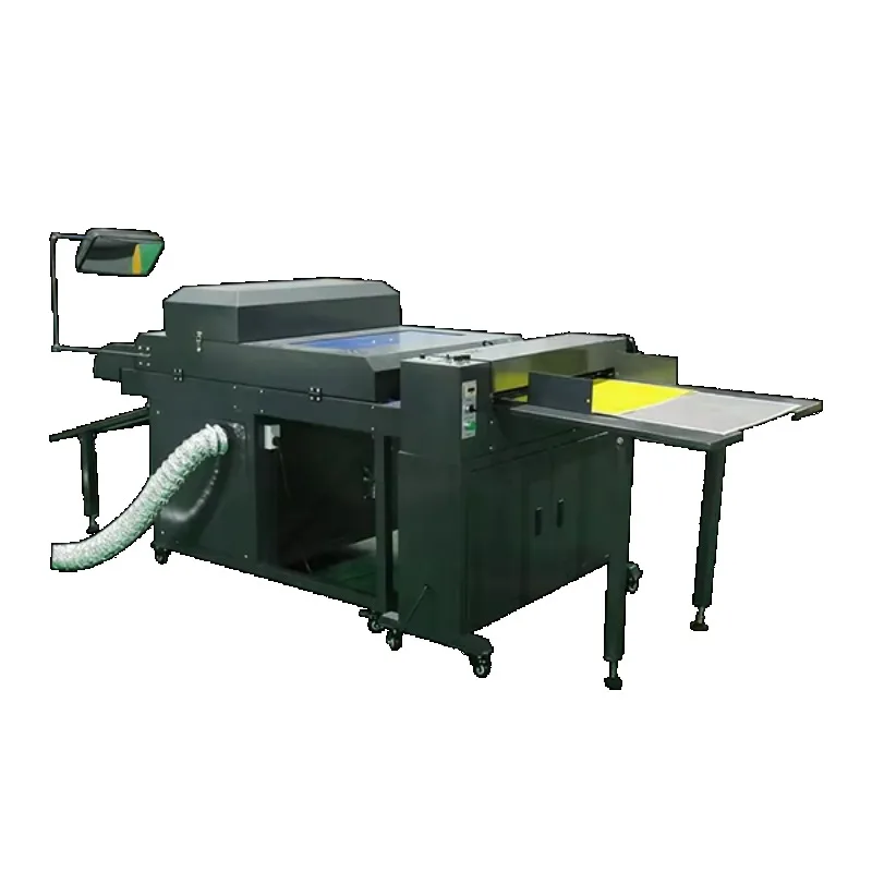 Hand fed varnish coating machine liquid laminating roller, used for cardboard with glossy and matte effects