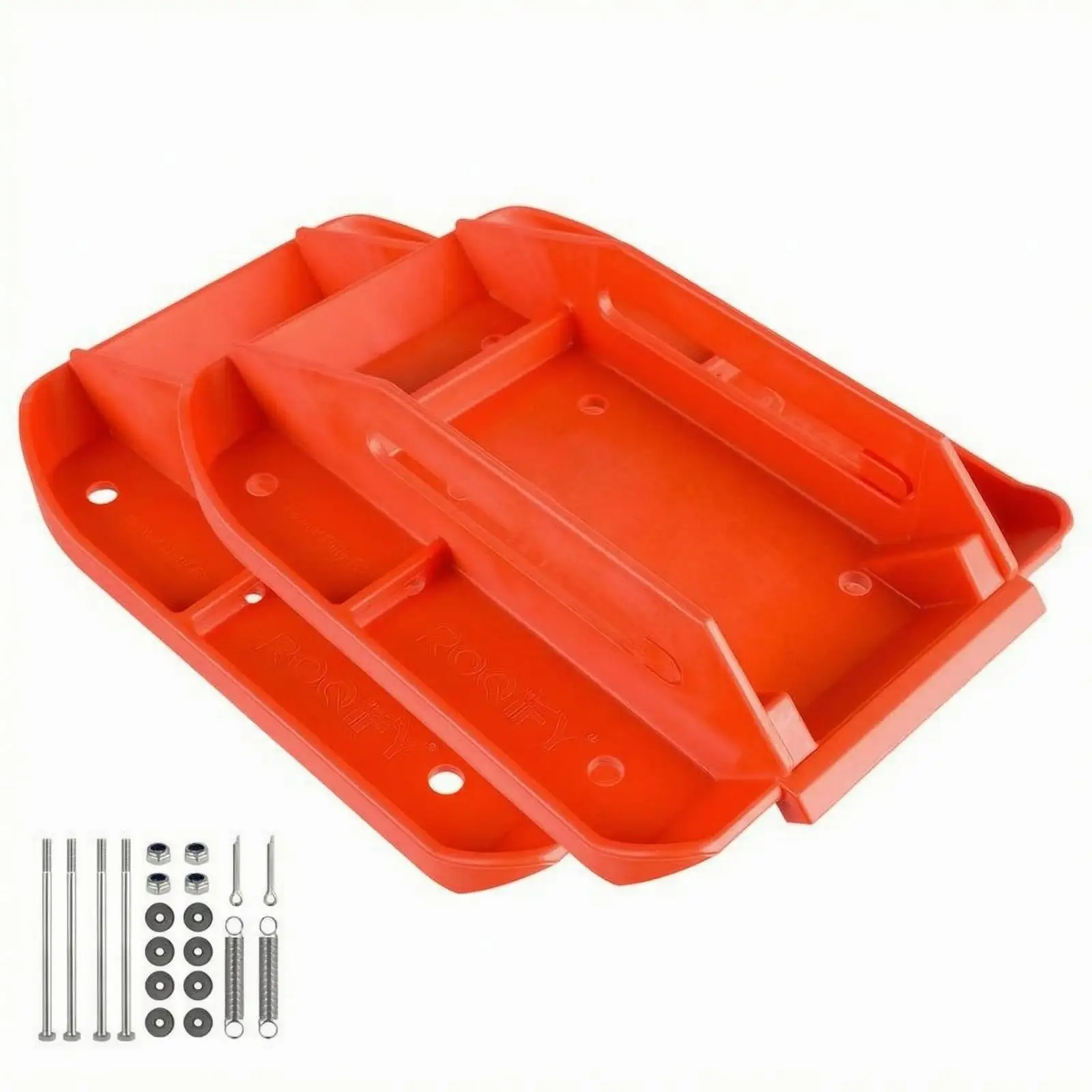 2 Pieces RV Stabilizer Jack Pad Orange Caravan Jack Pad Molded Plastic