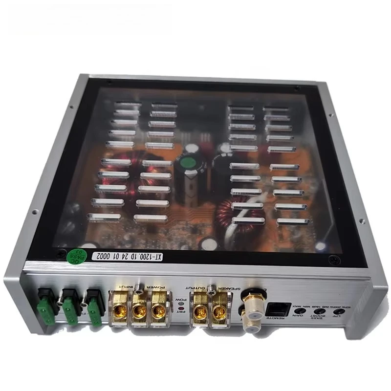 

4 шт., 1200 Вт, автомобильный аудиоусилитель класса D с высококачественным моноблоком, автомобильный усилитель для автомобильной аудиосистемы