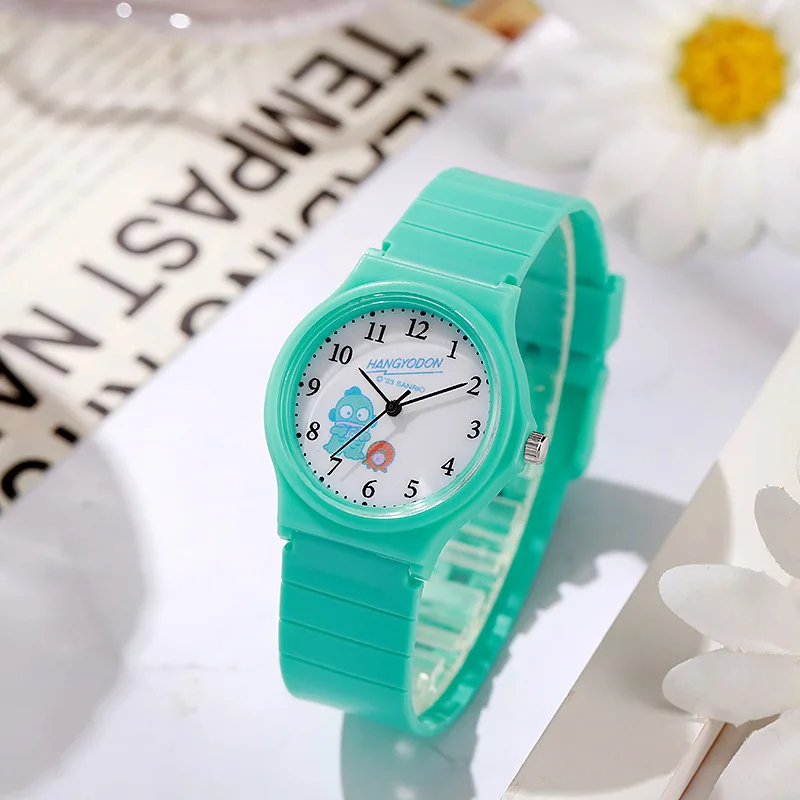 Cartoon pointer watch, children's quartz watch, wristwatch