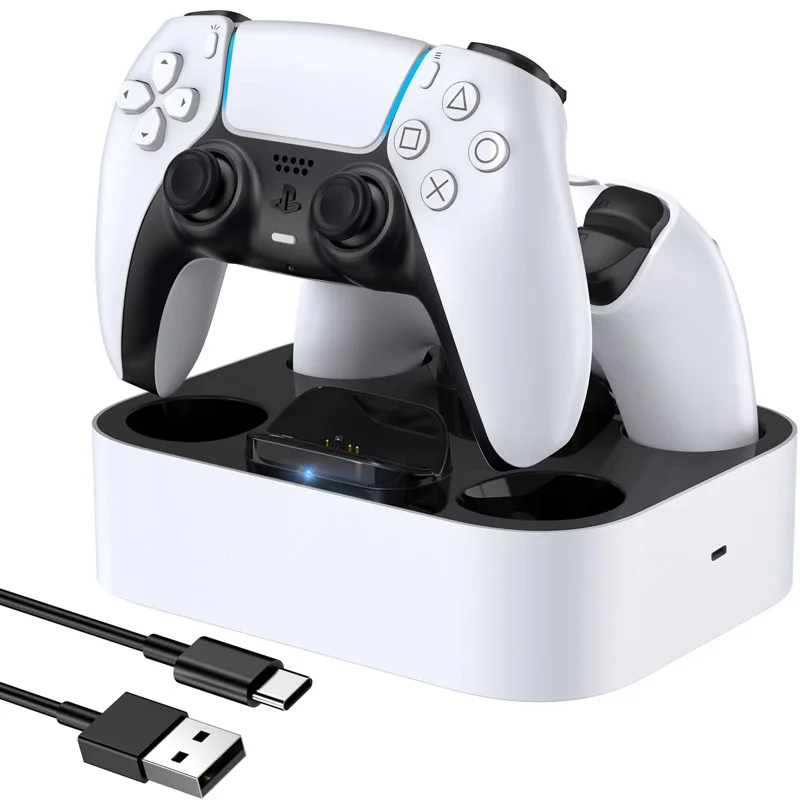

Новинка беспроводной контроллер Usb Type-c двойное быстрое зарядное устройство PS5 Type-C зарядная станция для PlayStation 5 DualSense беспроводной геймпад