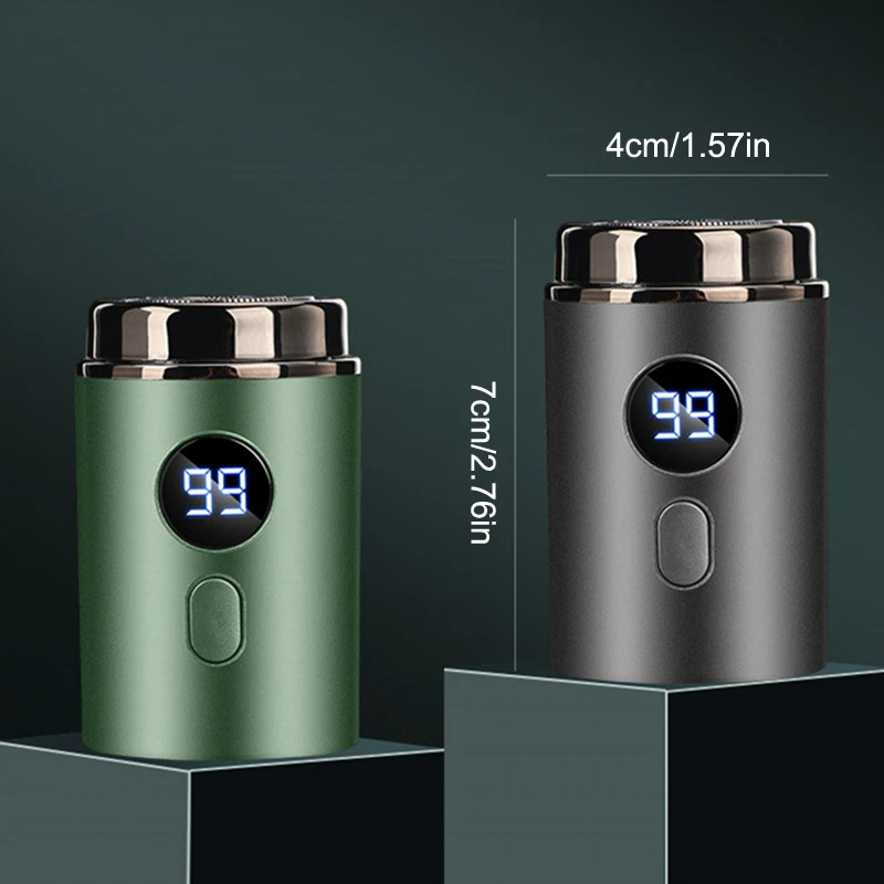 ماكينة حلاقة كهربائية صغيرة مقاومة للماء IPX-7، مطورة 2025، ماكينة حلاقة محمولة للسفر للرجال، شحن USB #6