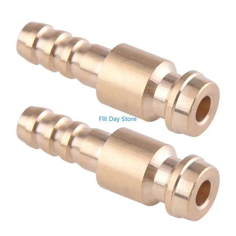 F92C Quick Brass Water Speed Fitting Quick Connector for Welding Machine Cooling System Pack of 2