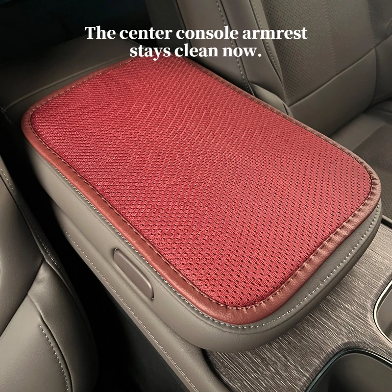 Universal Suede Car Center Console Armrest Mat Protective Cover Auto Interior Accessory