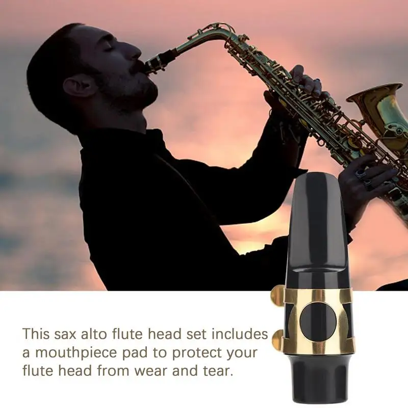 Saxophone Mouthpiece Woodwinds Mouthpiece With Ligature And Cap 1 Reed Sound Developer For Any Musical Setting