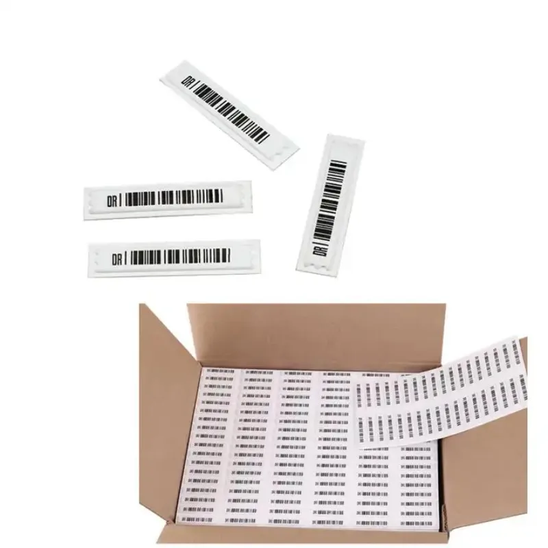 5000pieces Retail Anti-theft Self Adhesive AM Soft Labels EAS 58khz Security Barcode Alarm DR Label