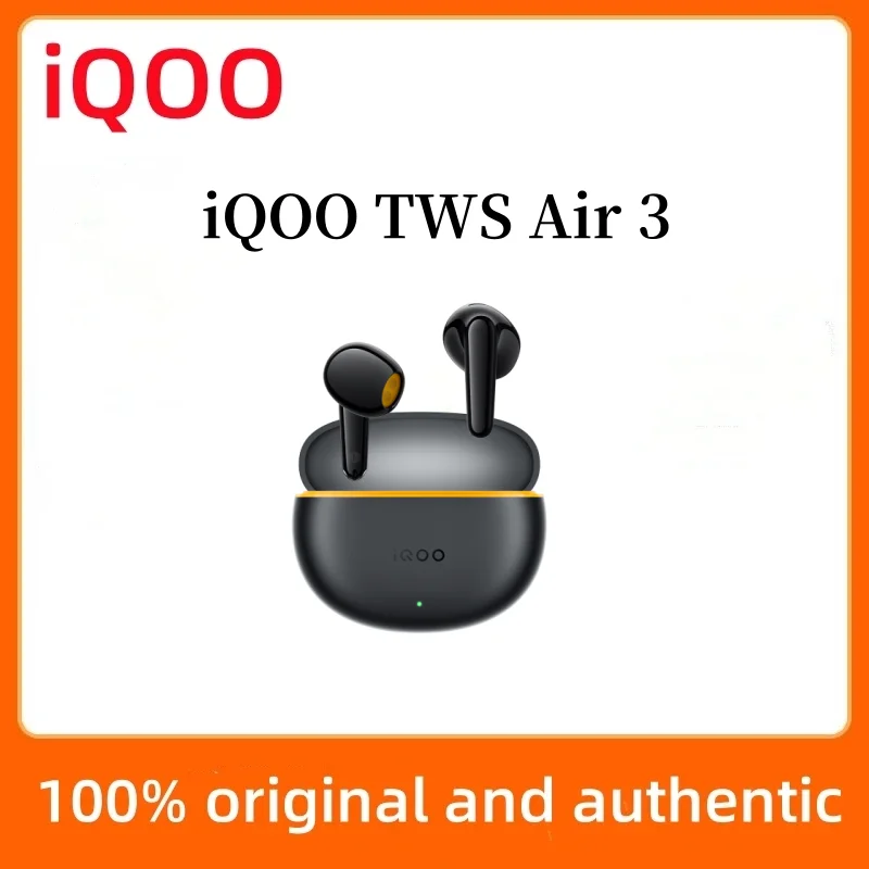 جديد vivo iQOO tws air 3 سماعة بلوتوث لاسلكية حقيقية عمر البطارية ألعاب رياضية طويلة الرياضة الإلكترونية HD جودة الصوت