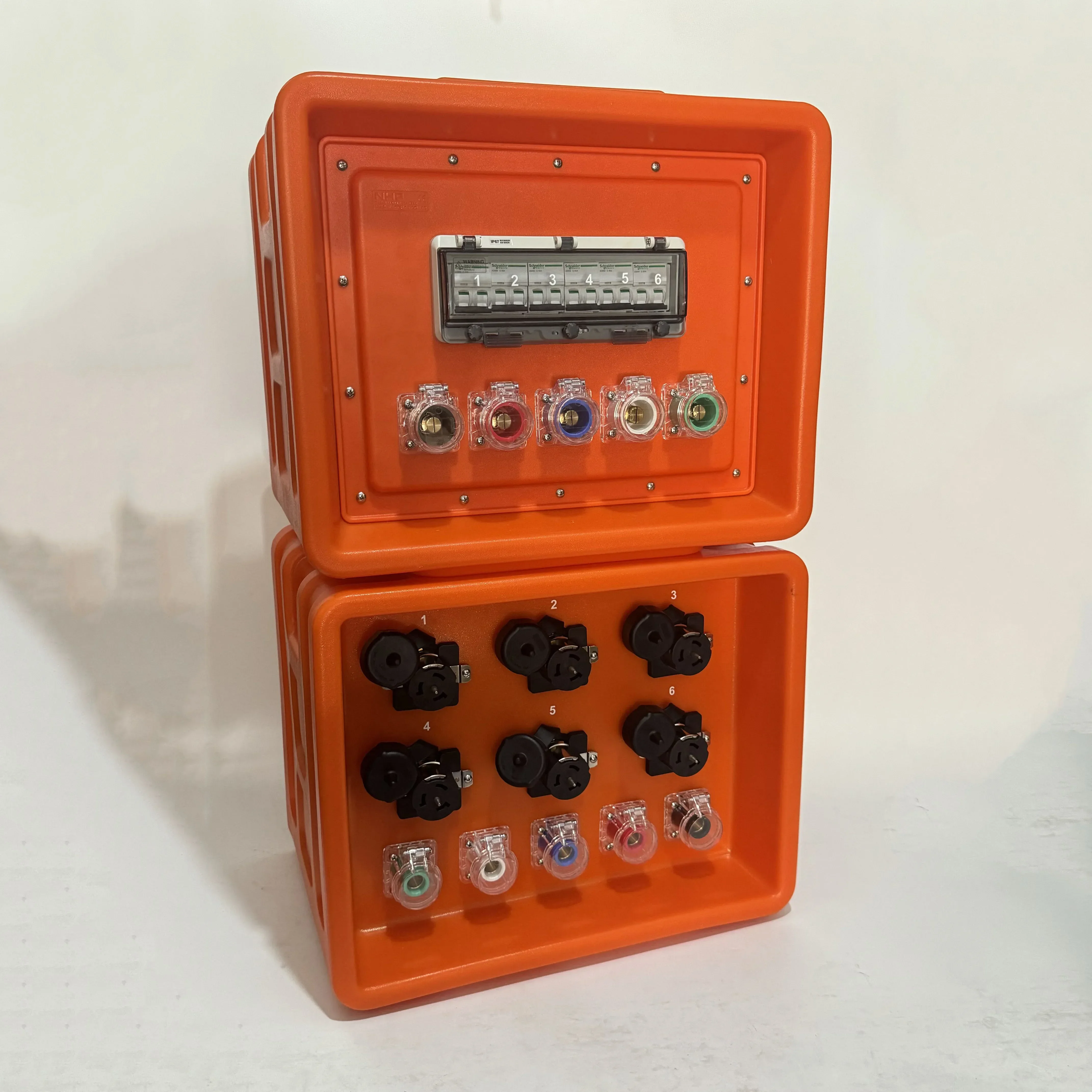 16 Series Camlock 400A To 50A California Receptacle Power Distro Box