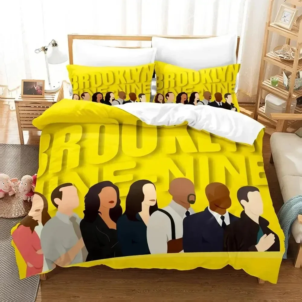 Brooklyn Nine-Nine Bedding Set Boys Girls Twin Queen Size Duvet Cover Pillowcase Bed Kids Adult 3Pcs Polyester Quilt Cover