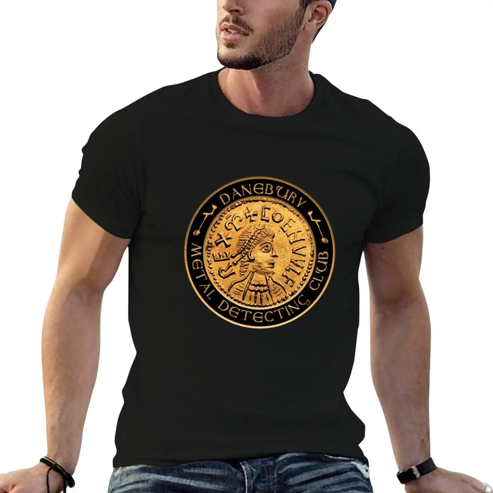 

Danebury Metal Detecting Club Mock Logo T-Shirt funny t shirts dark humor cotton t shirt man T-Shirt
