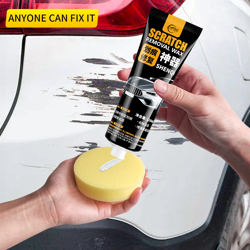 Car Scratch Wax 120ML Paint removal, paint repair, rubbing cream, grinding agent,  and beauty care