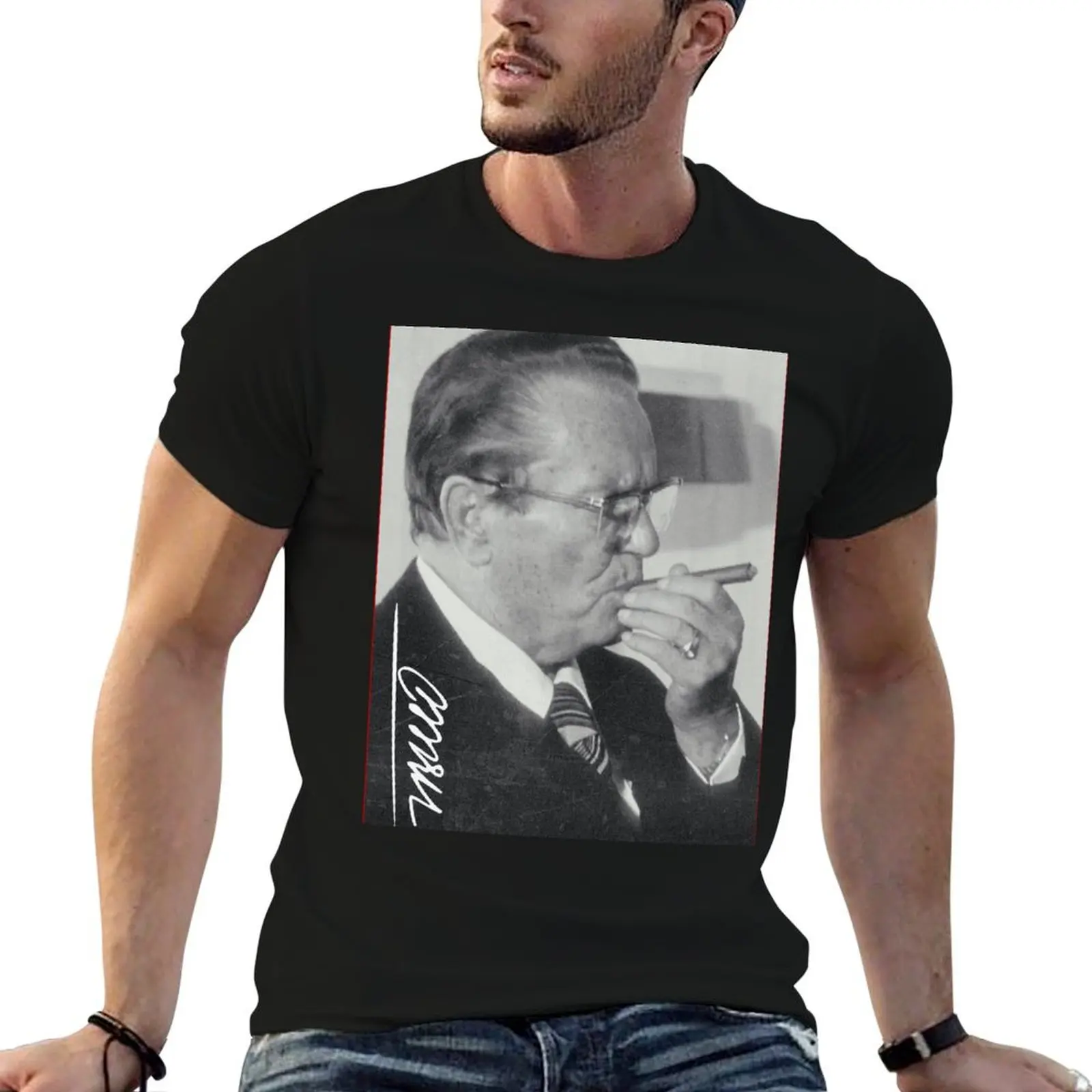 Josip Broz Tito - Yugoslavia T-Shirt customizeds rapper graphic tees Aesthetic clothing new edition designer t shirt men