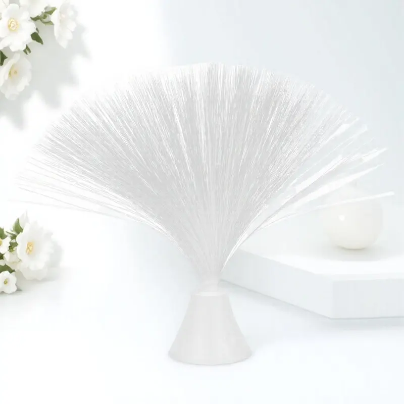 USB Fiber Optic Lamp Color Changing Desktop Night Light for Adults Relaxing Sky Effect Calming Mood Light Novelty