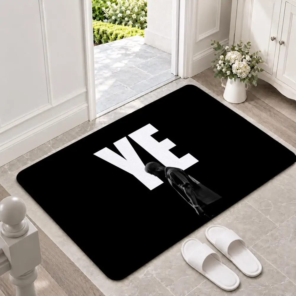 music Kanye West Floor Mat Doormat Non-Slip Floor Mat Rug for Bathroom Kitchen Entryway Indoor Outdoor Home Decor