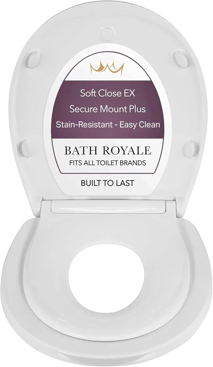 

Potty Training Seat - Soft Close, Fits Round & Elongated Toilets, White