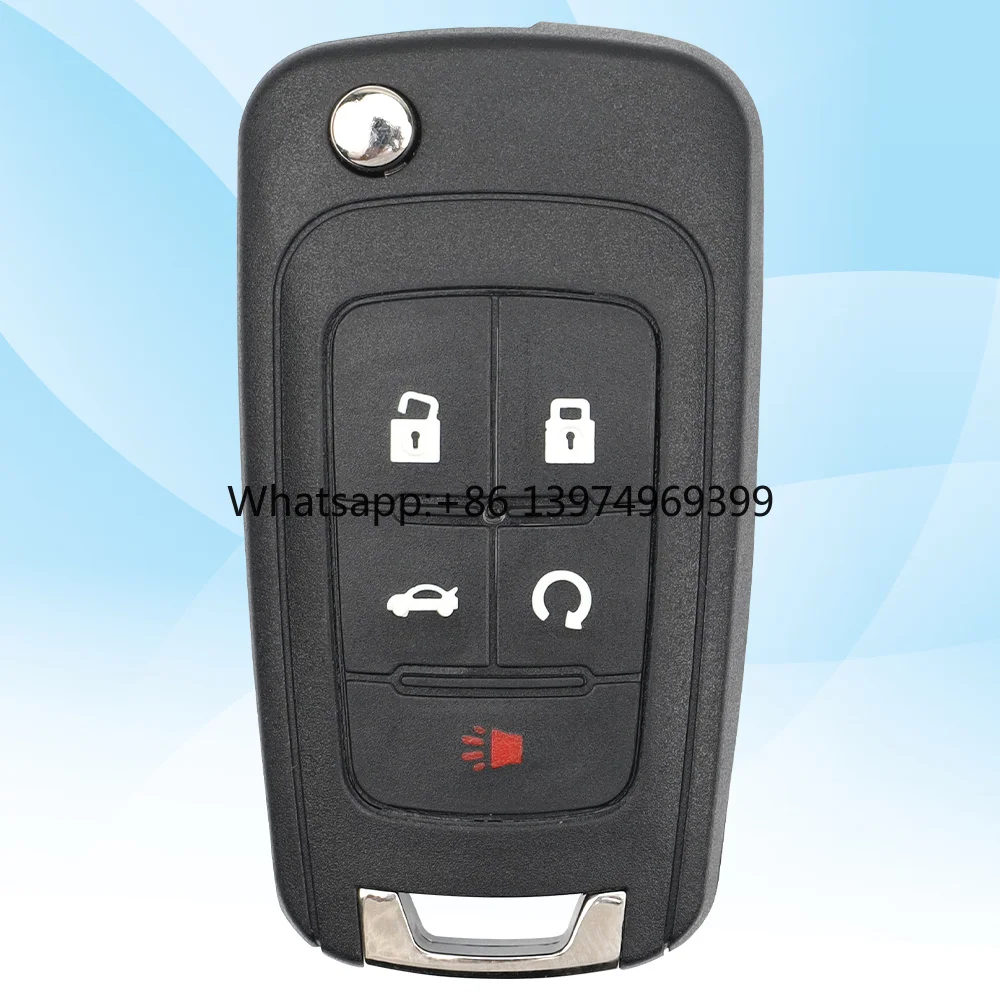 MS 5Button 315MHZ KR55WK50073 for Chevrolet Proximity Flip RC Replacement Vehicle Keyless Fob Remote Control Auto Blank Car Key