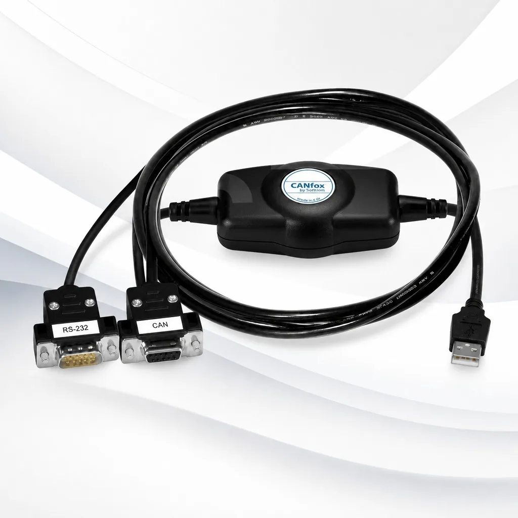 AutoEPC KRAMER DIAGNOSTIC KIT (CANFOX) Including CANfox Interface  • OBD2 Cable  • 9-pin Cable