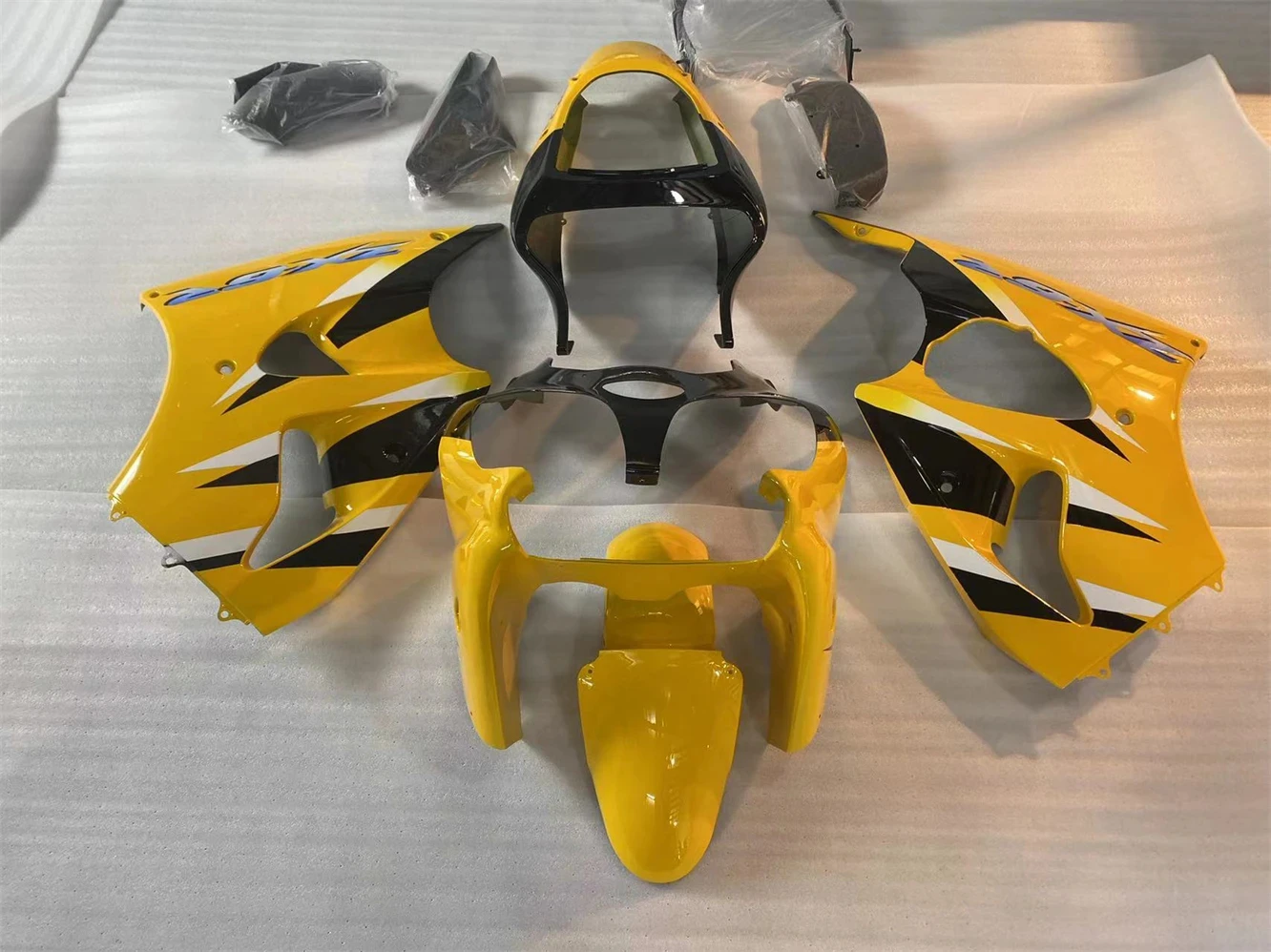 kawasaki zx6r 2001 fairing yellow - Buy kawasaki zx6r 2001