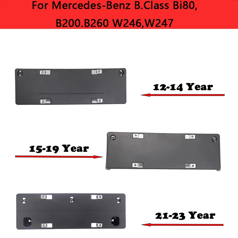 

Car Accessories Front License Plate Frame For Mercedes Benz W246 B180 B200 2012-2014 2015-2019 2021-2023