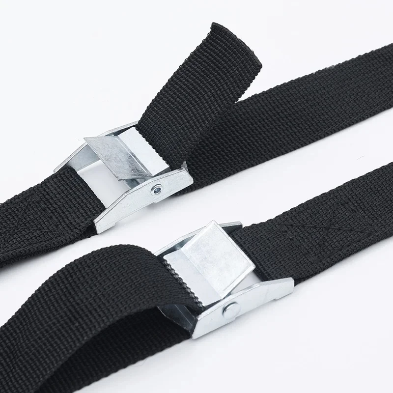 3 Pieces 1M Buckle Tie-Down Belt Cargo Straps For Car Motorcycle Bike With Metal Buckle Tow Rope Strong Ratchet Belt for Luggage image 6
