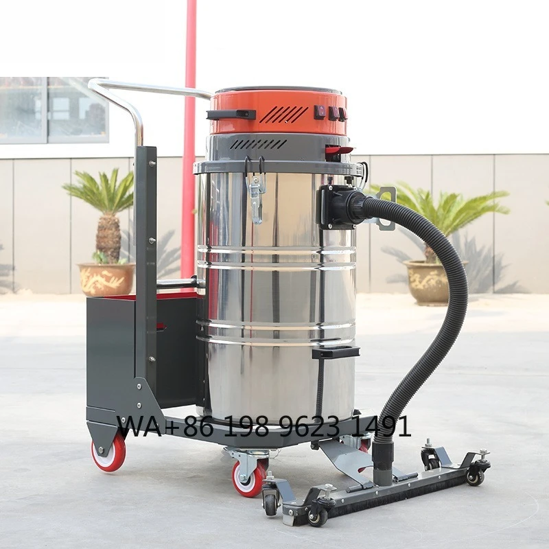 90L Stainless Steel Wet Dry Vacuum Cleaner Strong Suction Industrial Washer Equipment for Commercial Hotel Car Wash Use