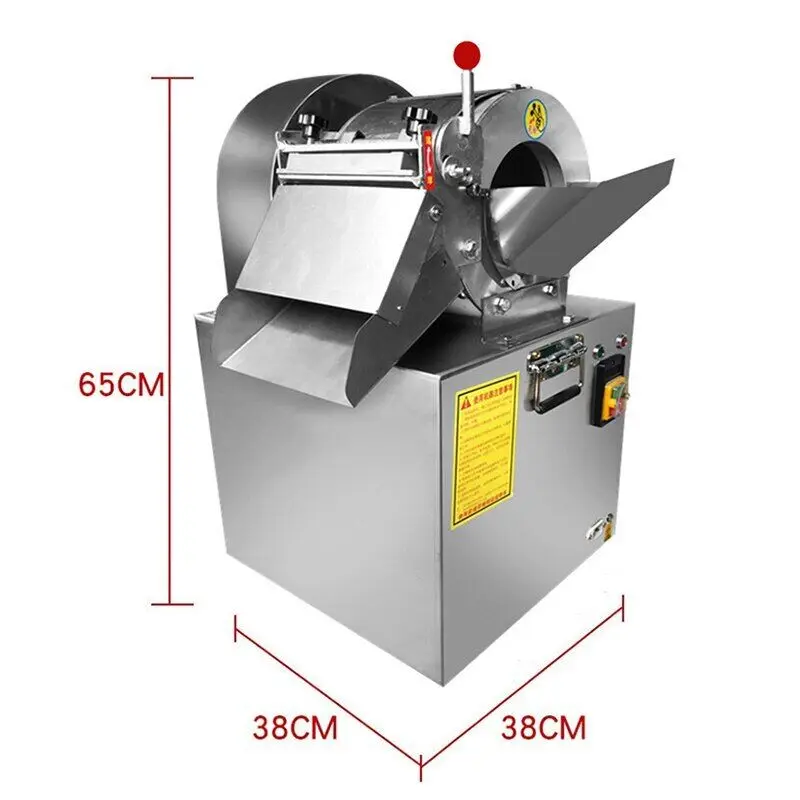 Stainless steel material Full-Automatic Vegetable Cutter Commercial Sweet Potato Ginger Electric Slicer