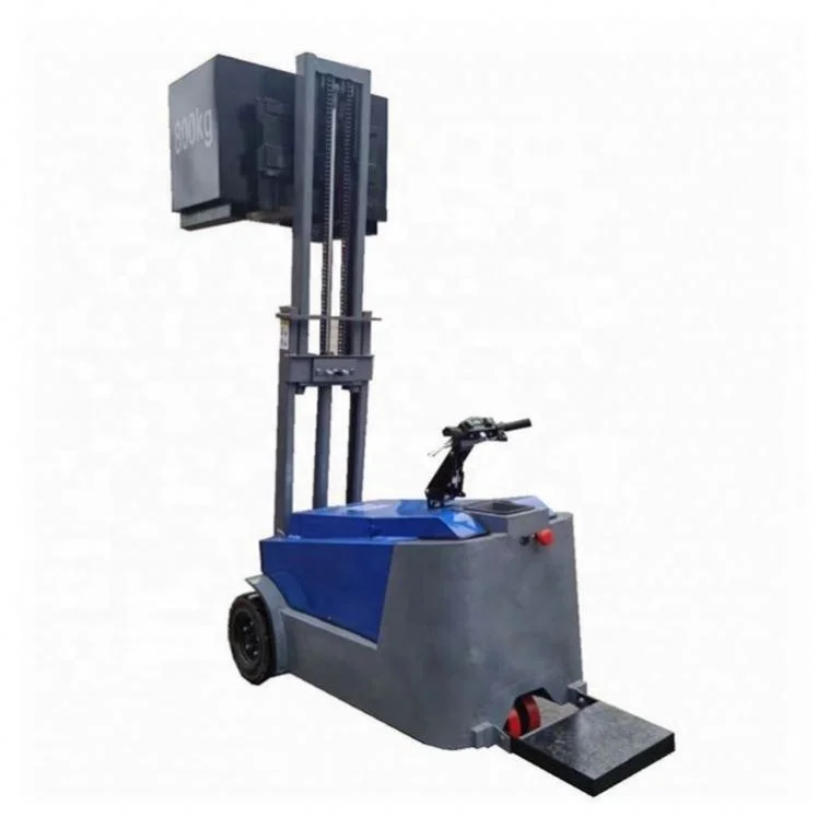 Small Truck Mounted Forklift Manual Pallet Stacker Factory Supply