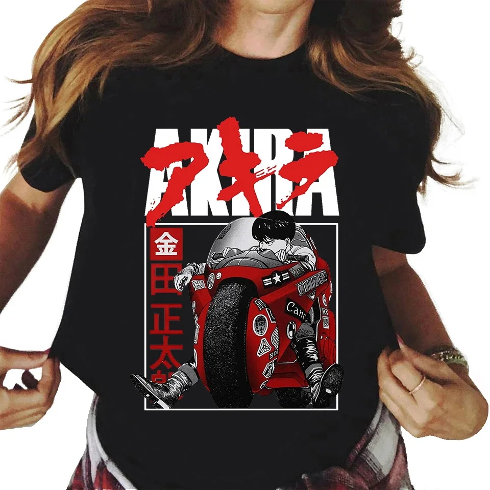 Akira Anime T Shirt Manga K. Otomo Tokyo Men Women Graphic Print T Shirt Casual Fashion Short Sleeve Plus Size T Shirt Unisex