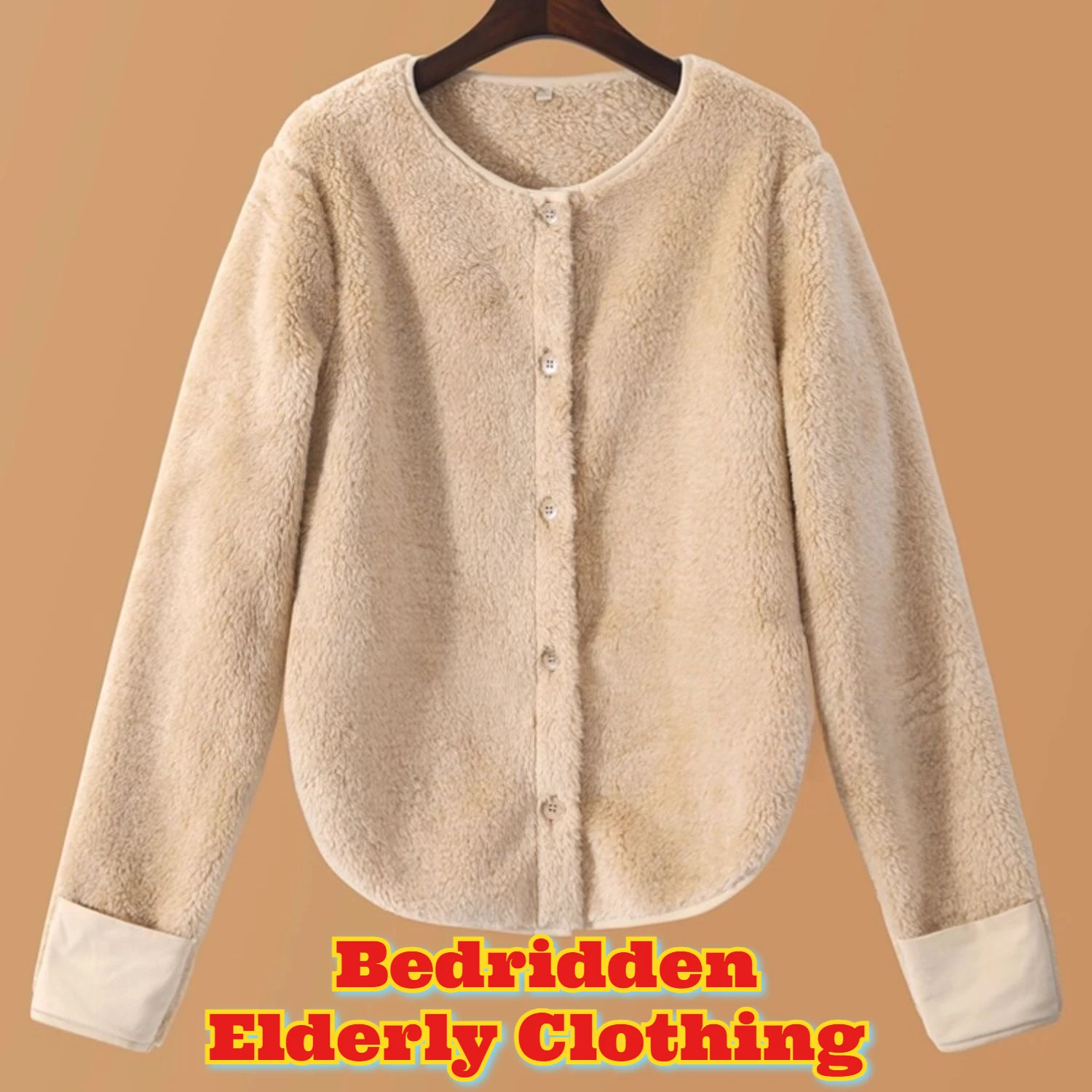 

Bedridden Elderly Clothing Anti Urine Leakage Large Size Nursing Wear Front Long Back Short Semi Back Shirt Easy Wear Scratch