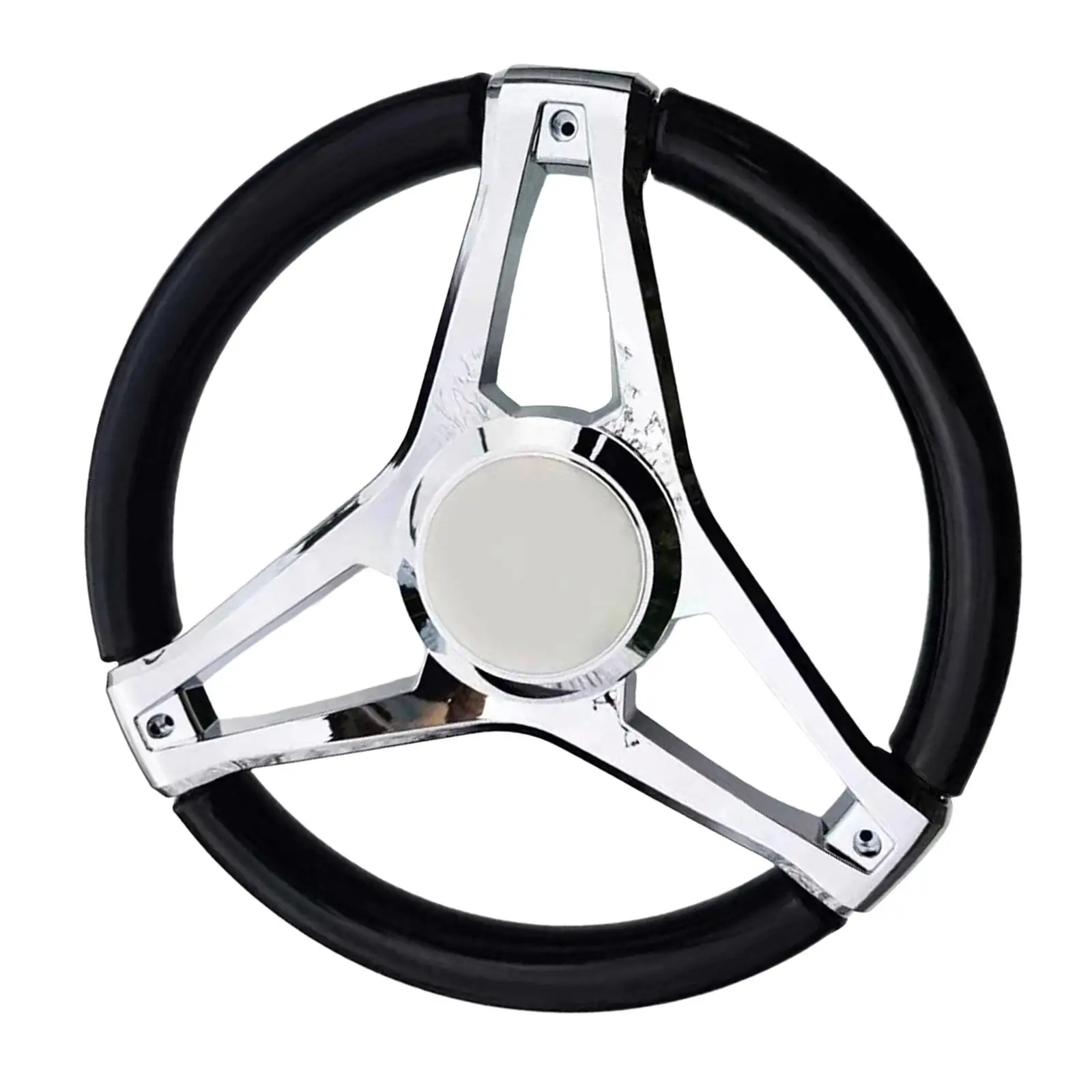 Steering Wheel 350mm Durable Waterborne Vehicles for Marine Vessels Yacht Pontoon Boat