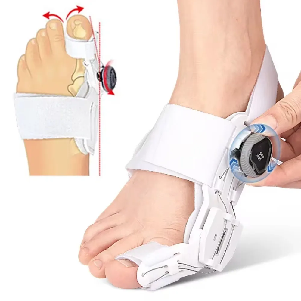 

Useful Adjustable Toe Corrector Hallux Valgus Pedicure Foot Care Foot Hallux Valgus Braces Rotatable Orthopedic Supplies Foot
