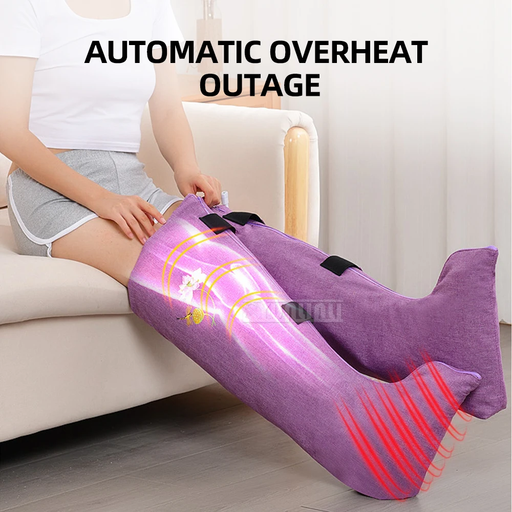 Yunlin Li Hot Compress Pack For Legs Electric Heating Coarse Salt Leg Protection Home Foot Warmer, Knee Joint Warmth