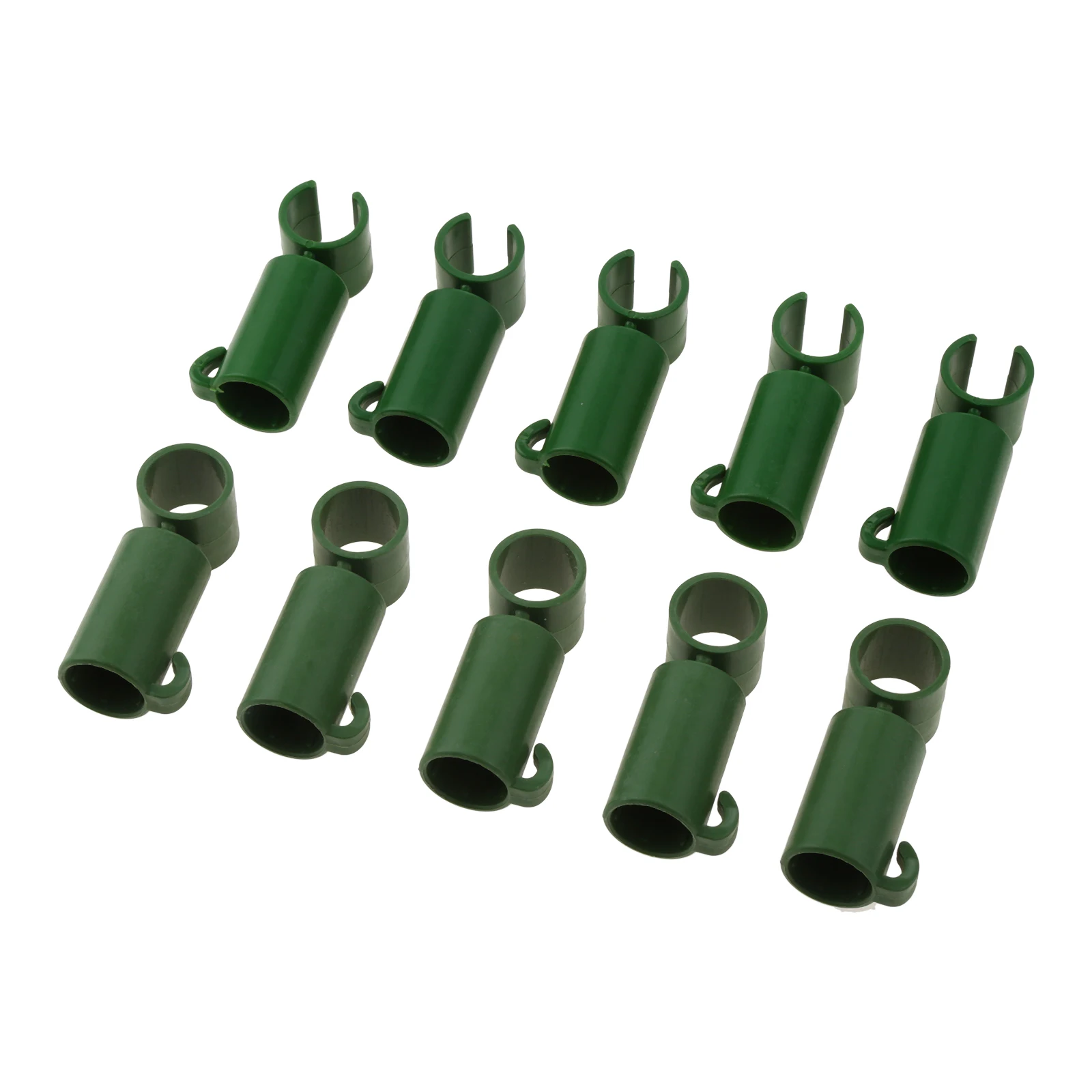 10Pcs Plastic Agricultural Greenhouse Plant Growing Support Shelf Bracket Connector for 16mm Pipe Garden Top Pillars Fixed Joint