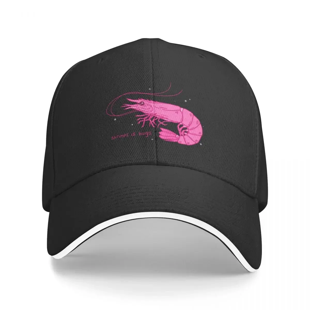 shrimps is bugs Baseball Cap Visor Streetwear Brand Man cap Male Women's