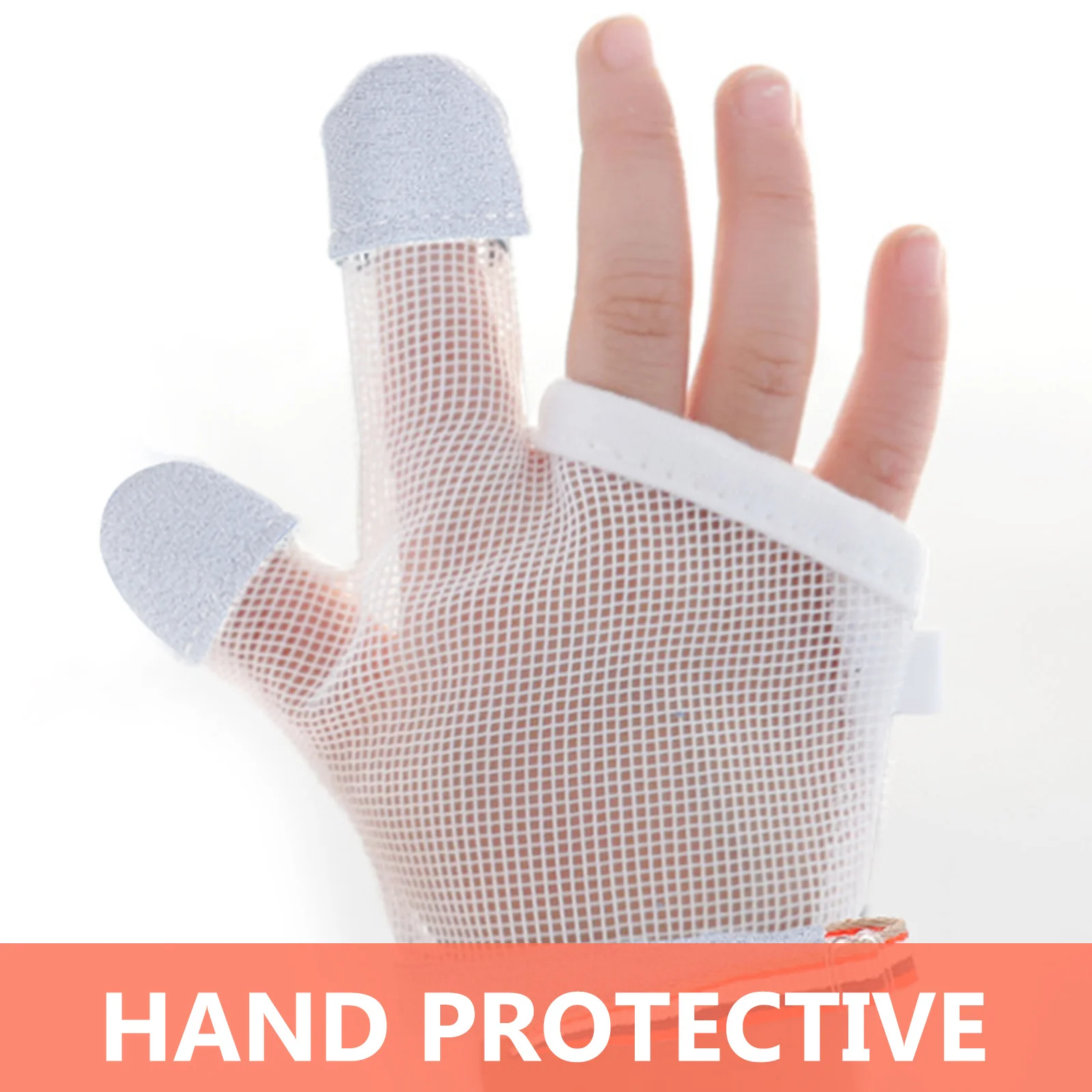 

2pcs Anti-Eating Hand Gloves For Babies Stop Thumb Sucking Breathable Infant Finger Protector Soft Skin-Friendly Fabric