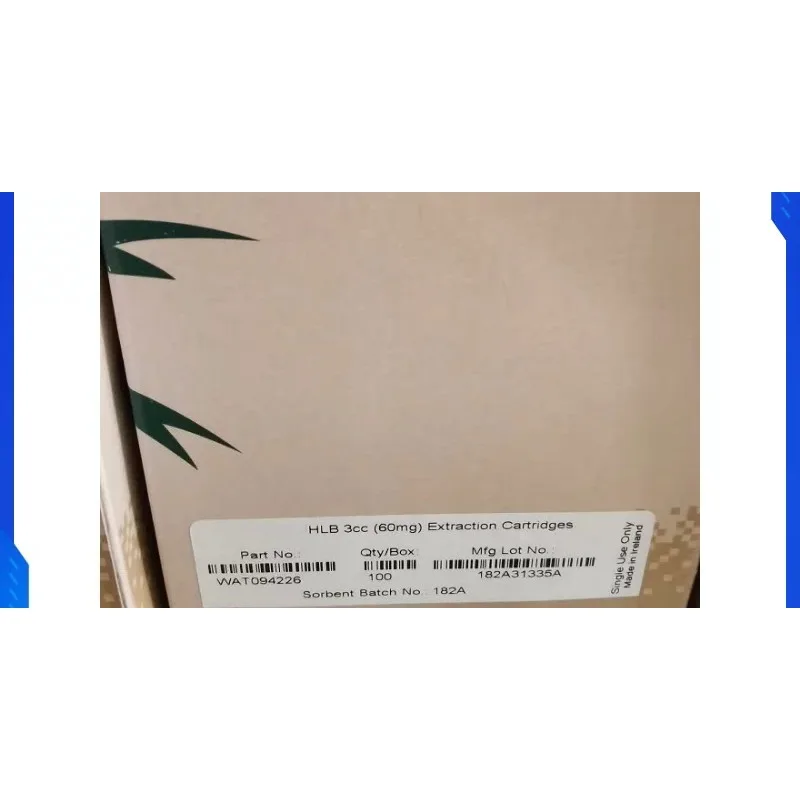 Solid Phase Extraction Column for waters Oa-sis HLB 3cc (60mg) 100pcs/box WAT094226
